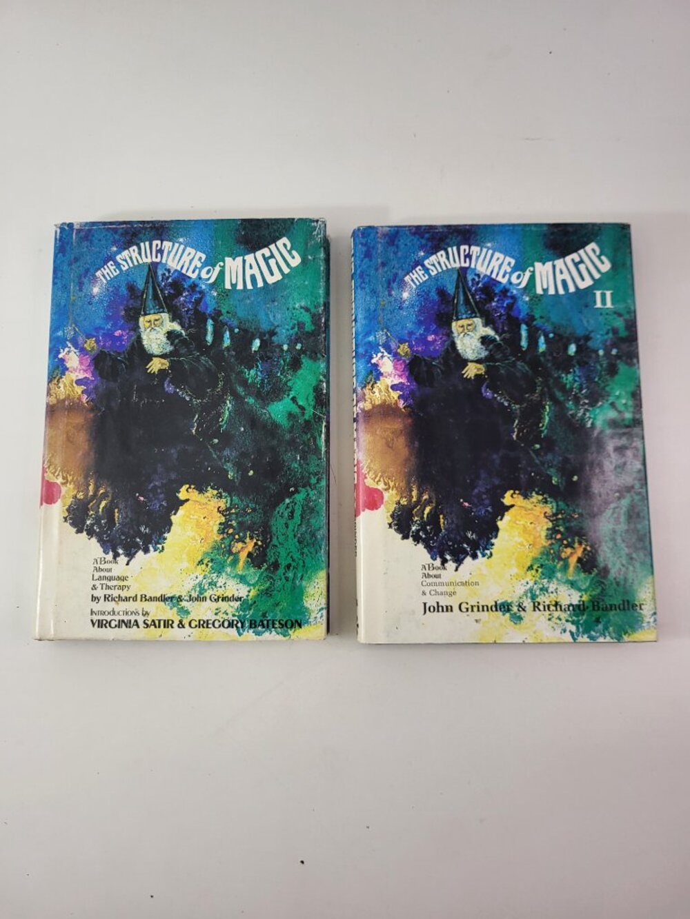 The Structure of Magic Volumes I & II Richard Bandler John Grinder Hardcover Set